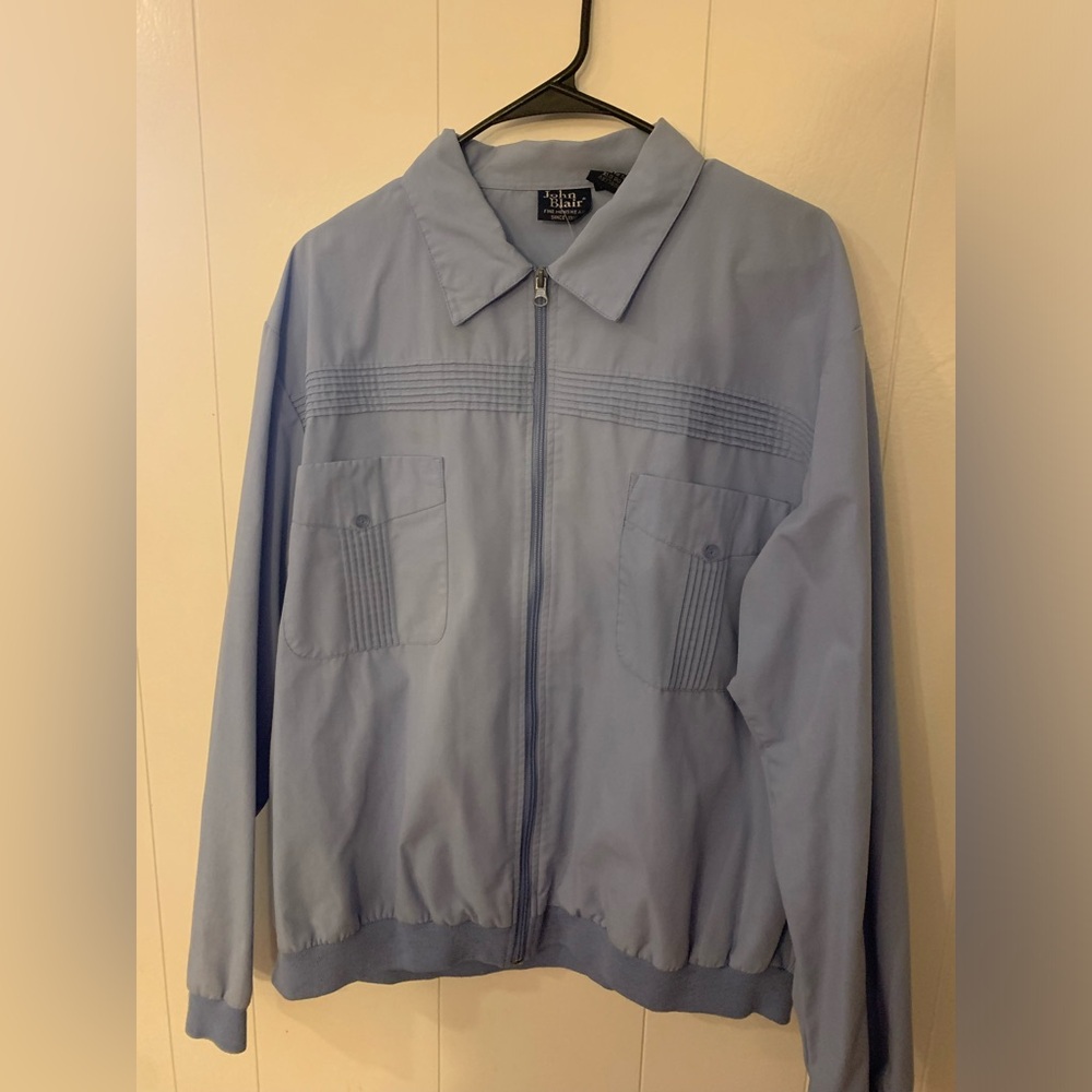 Vintage John Blair Zip Up Shirt XL